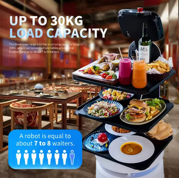 Robot IA Service Restaurant Acier Inoxydable MC-89 MiCity