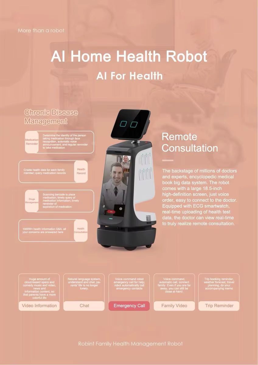 Robot IA Medical Reconnaissance Faciale