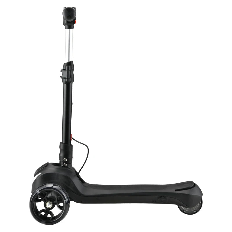Trottinette électrique enfant 3 roues LED pliable réglable 8 km/h