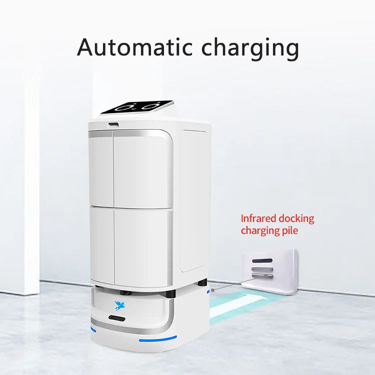 Robot de livraison de repas autonome Scud Hotel – Service rapide
