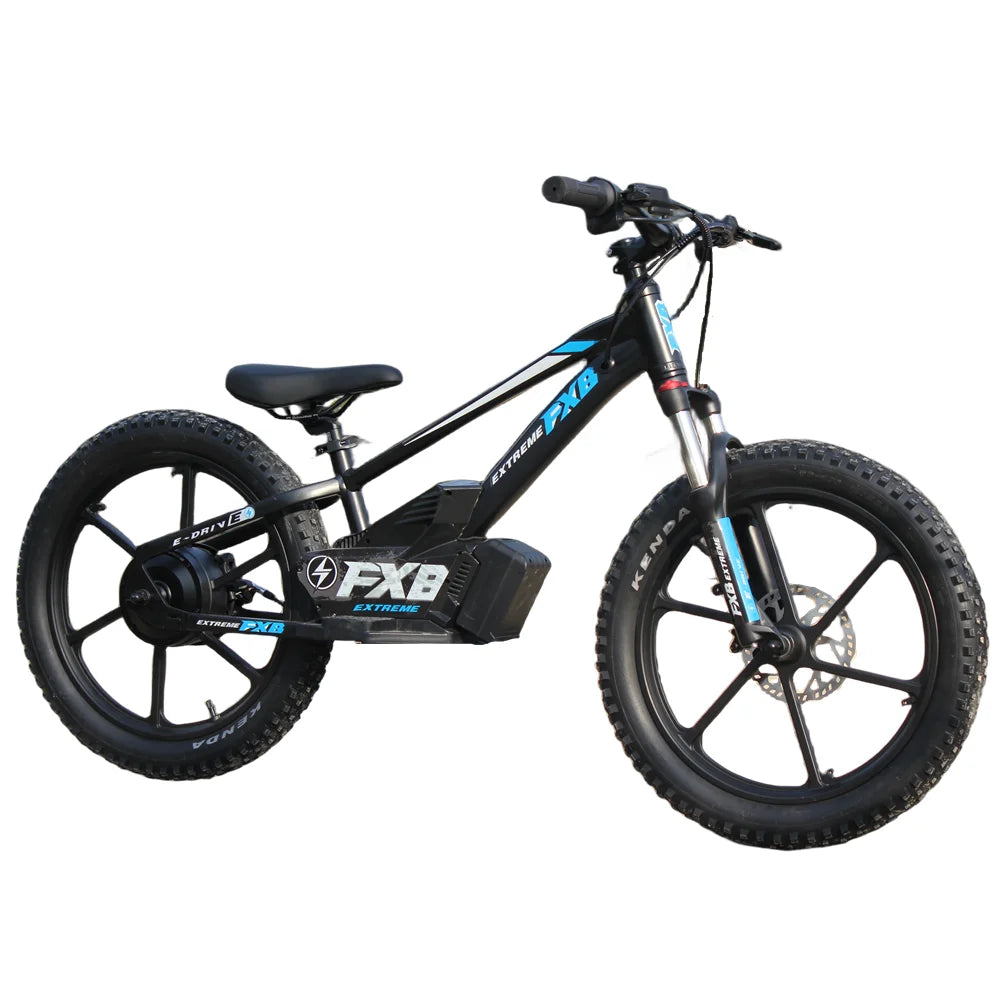 Vélo électrique enfant 20 pouces FXB 600W motorisé suspension hydraulique