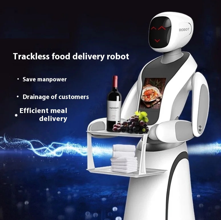 Robot serveur autonome pour restaurants, navigation et évitement d’obstacles