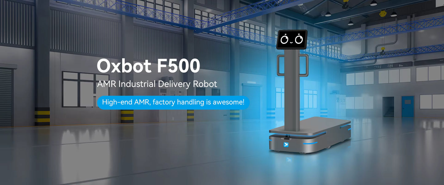 Robot mobile autonome Oxbot AMR pour entrepôt industriel 500 kg