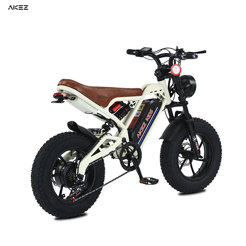 Vélo de Montagne Électrique Enfant 16" Rétro 350W