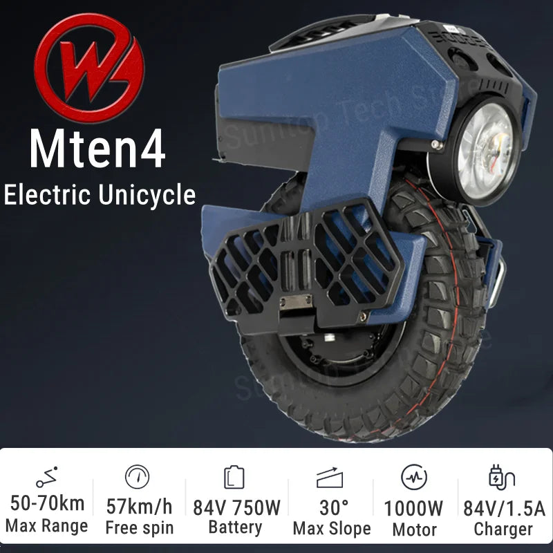 Monocycle électrique Begode Mten4 1000W 84V 11 pouces