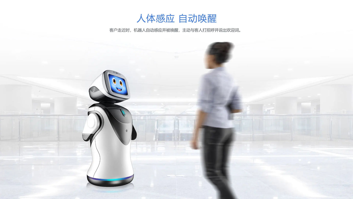 Robot d'Accueil IA Guidé – Service de Livraison Automatique