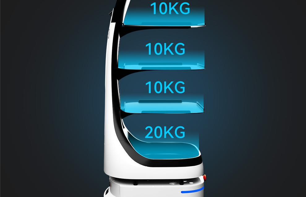 Robot de Livraison Panda Automatique 10.1" Écran