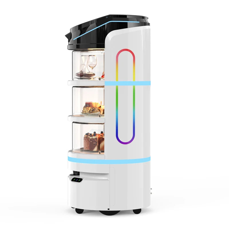 Robot livreur autonome REEMAN R1D1, grande capacité, sans contact
