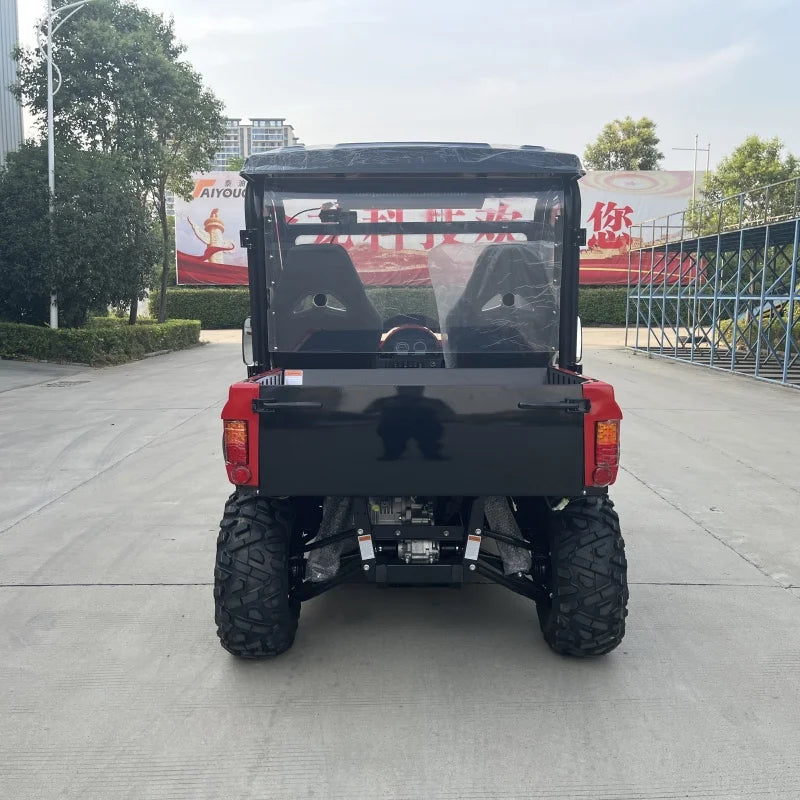 UTV électrique 4x4 2 places avec chasse-neige, 10kW, charge 500kg