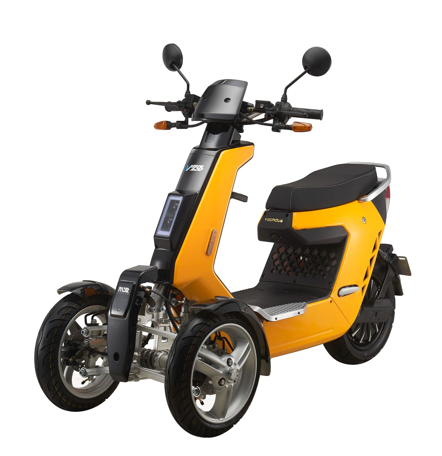 VIGOROUS V28 Tricycle Électrique 3 Roues 2000W Batterie 72V