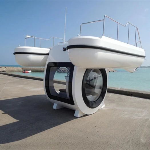 Bateau Sous-Marin Aluminium 2025 – Vue Subaquatique, 2-3 Passagers