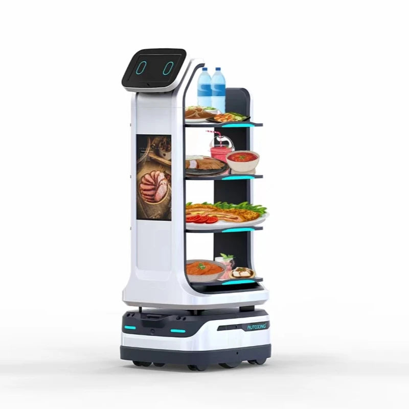 Robot de service intelligent livraison alimentaire haute performance 2024