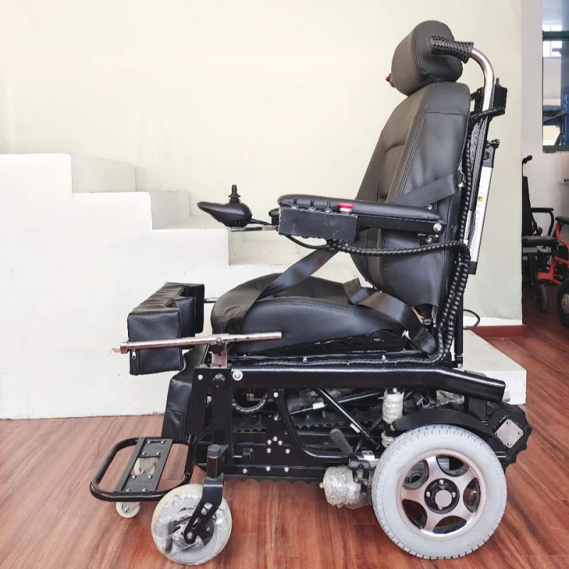 Fauteuil roulant électrique debout ENOO CS‑QT – Montée d'escaliers, joystick, usage médical