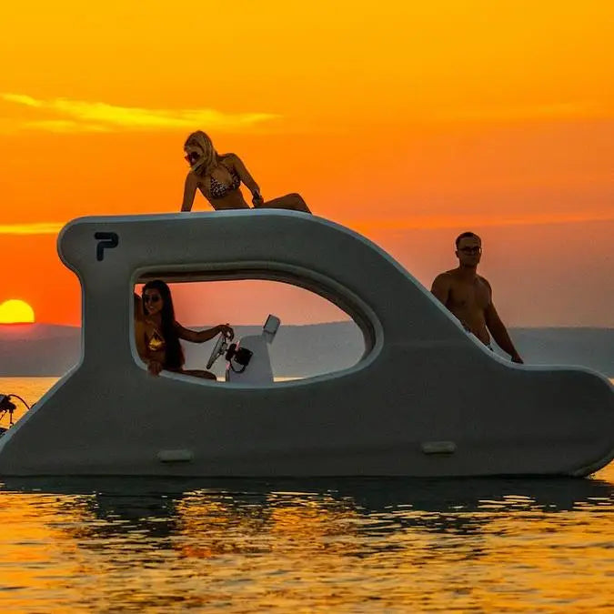 Yacht gonflable de luxe électrique solaire 2-8 personnes