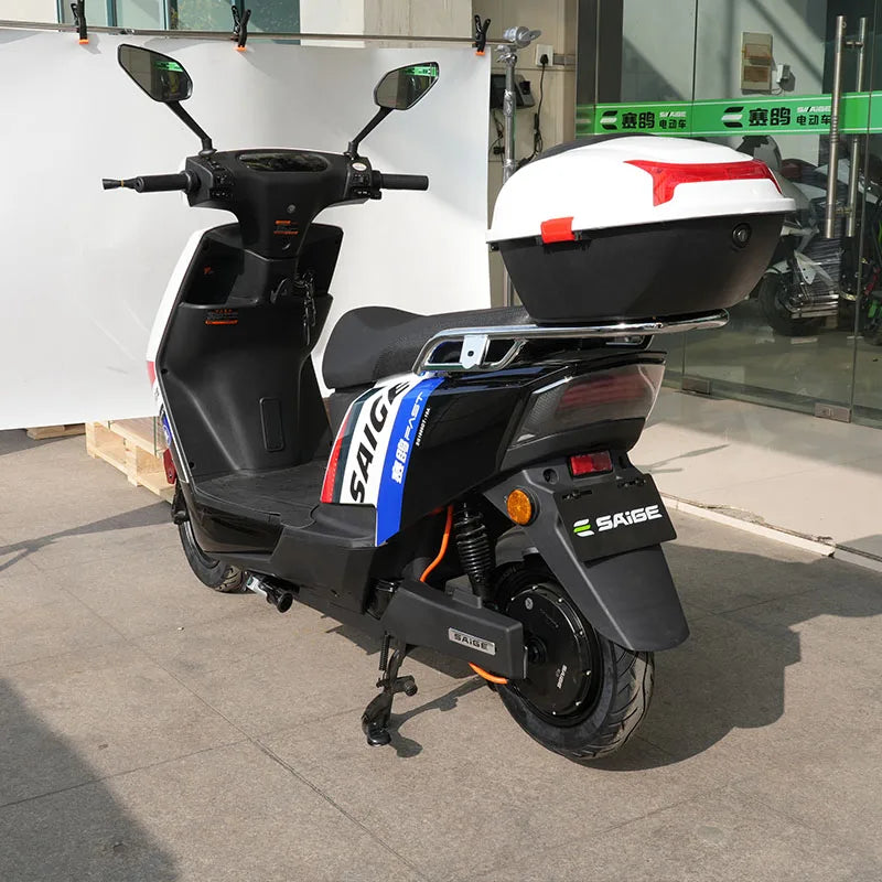 Scooter Électrique Haute Puissance 1200W 100km Portée Longue pour Adultes