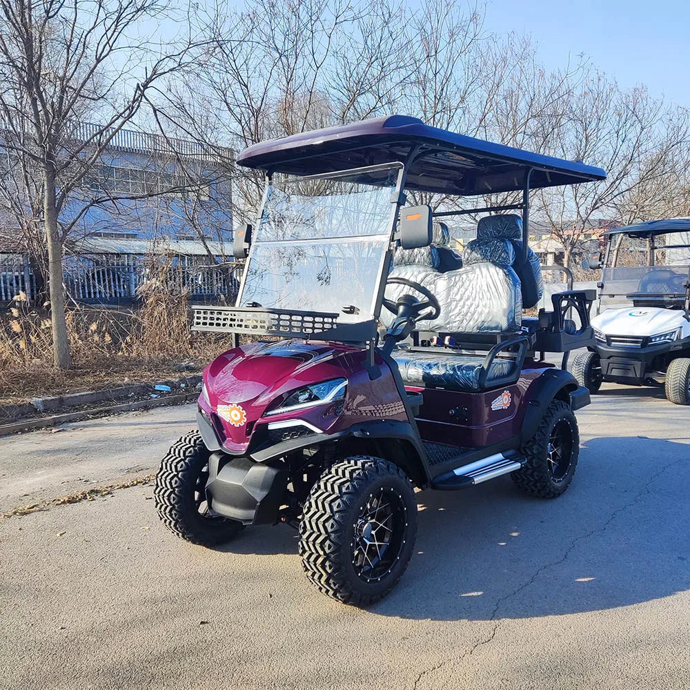 Voiturette de Golf Électrique 4 places Batterie Lithium 48V