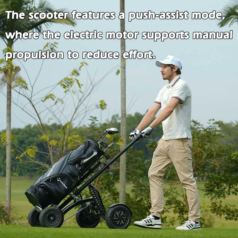 Mini voiturette de golf électrique 3-en-1 légère en aluminium
