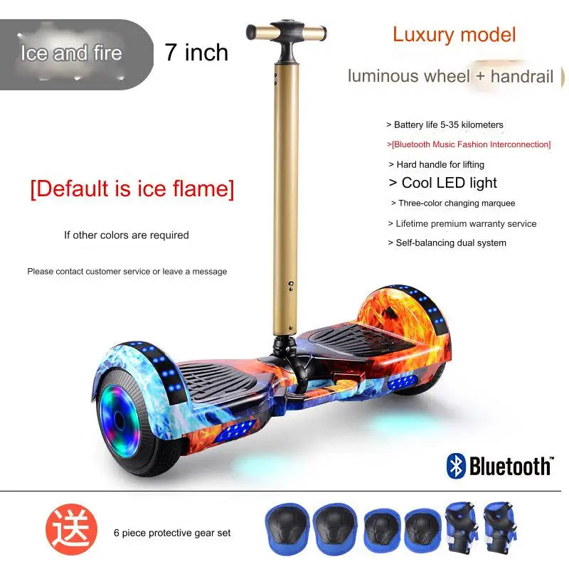 Hoverboard 350W Ultra‑Rapide 6.5‑10 pouces, Contrôle App, 36V