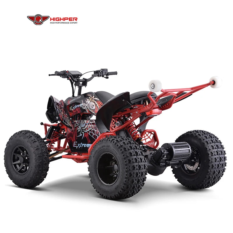 Quad Tout-Terrain Électrique 5000W 72V 105Ah Haute Puissance pour Adultes