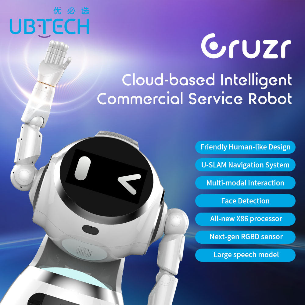 Robot de service UBTECH Cruzr 1S, guide multilingue