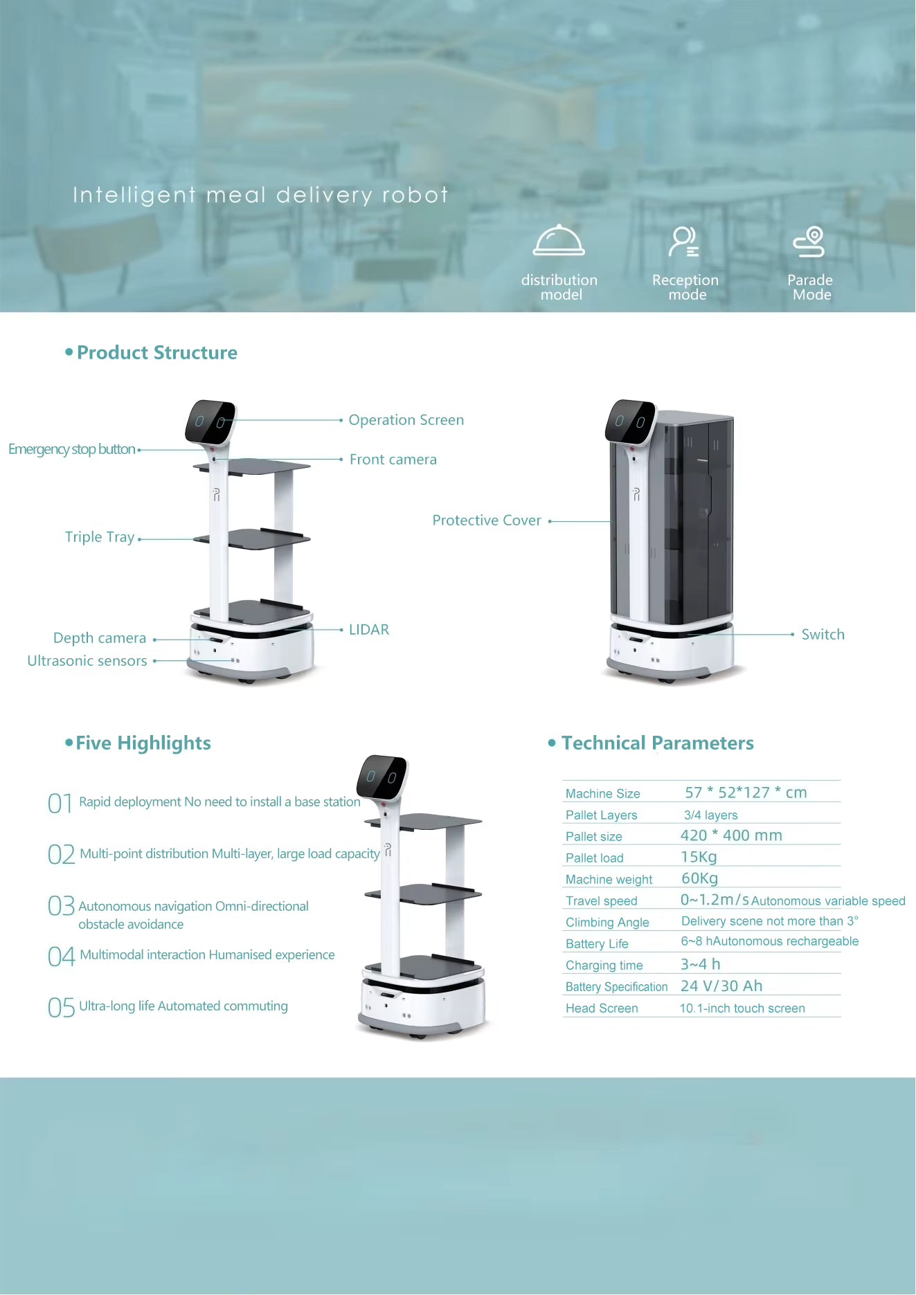 Robot de Livraison Autonome Intelligent Robint