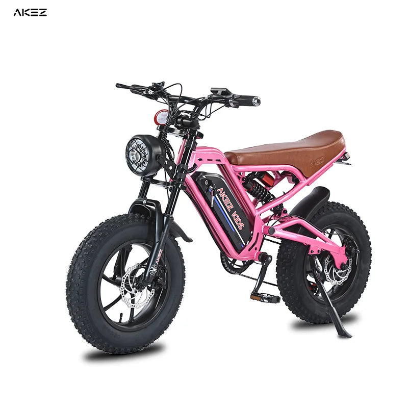 Vélo de Montagne Électrique Enfant 16" Rétro 350W