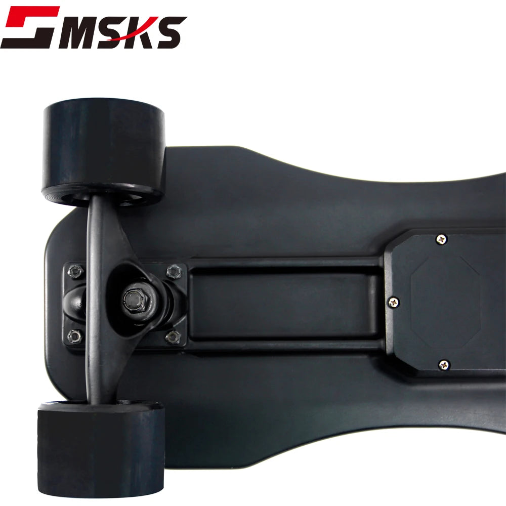 Skateboard électrique CE Dual Sensor 15 km/h noir PU