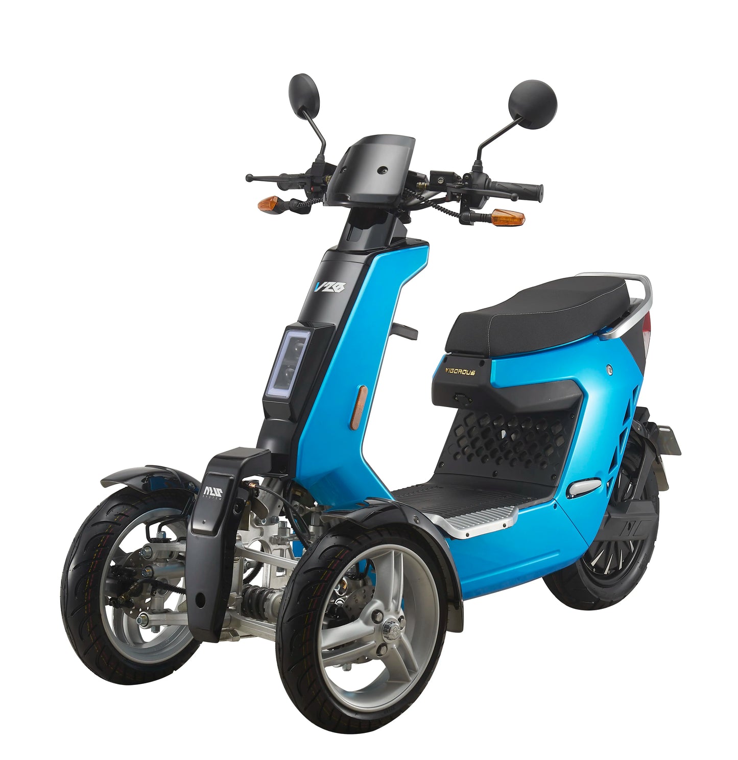 VIGOROUS V28 Tricycle Électrique 3 Roues 2000W Batterie 72V