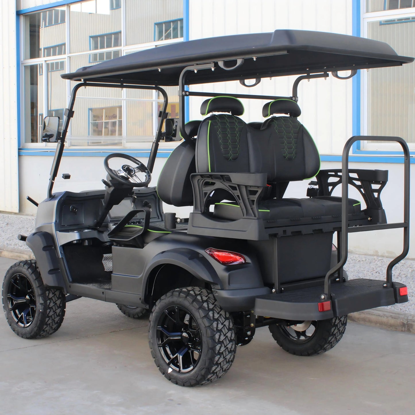 Buggy Golf Électrique 4 Places Tout‑Terrain 48V 4 kW