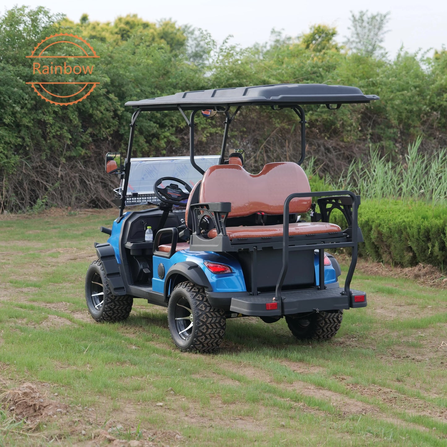 Chariot de golf électrique 4 places - 5 kW, 48 V, cadre acier