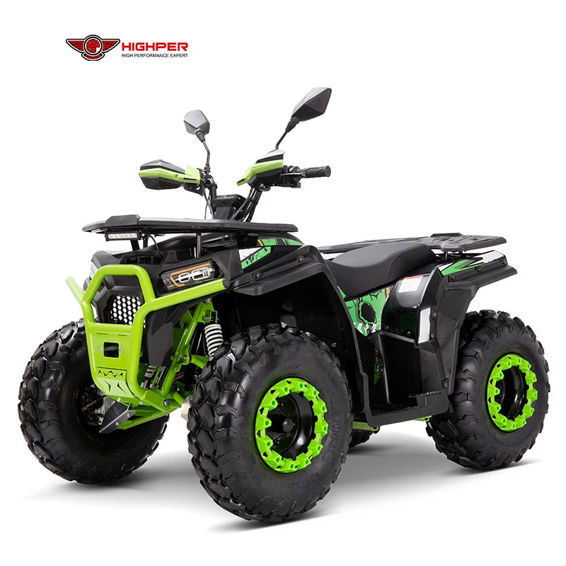 Quad Tout-Terrain Électrique 72V 4x4 Adultes HighPer Puissant Agricole