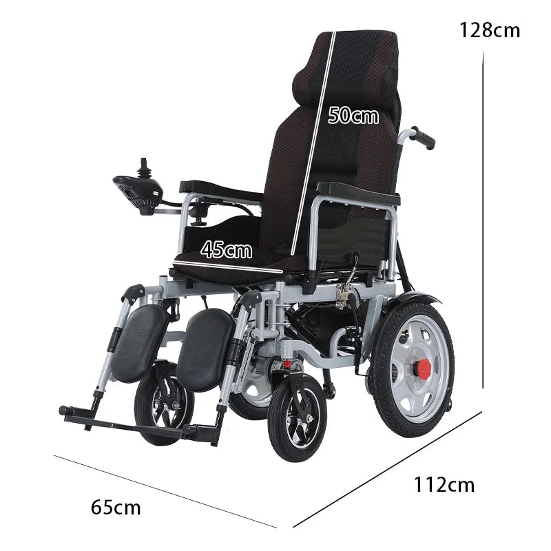 Fauteuil roulant électrique pliable HY-E03 ultra-confortable pour mobilité réduite