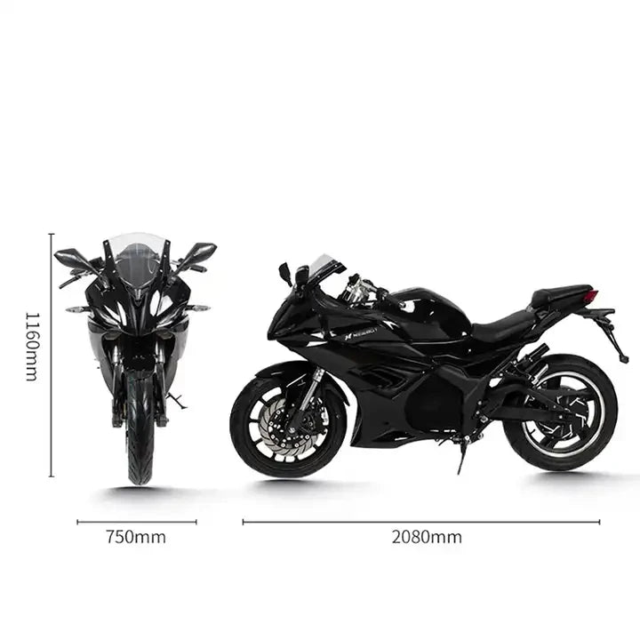 Moto tout-terrain électrique haute vitesse STORM 72V >80 km/h