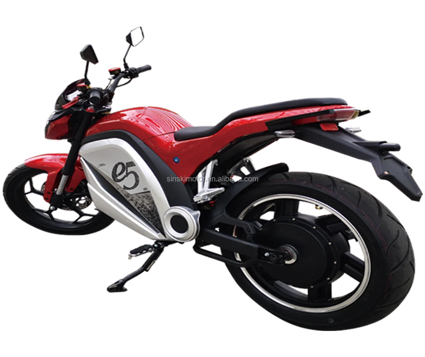 Moto électrique tout-terrain 72V 115 km/h cargo pour adulte