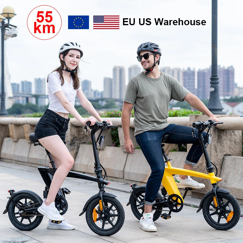 Vélo électrique enfant 48V 250W batterie amovible pliable