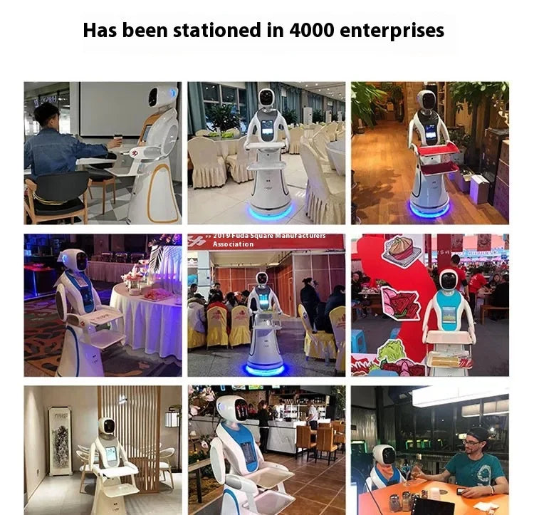 Robot serveur autonome pour restaurants, navigation et évitement d’obstacles