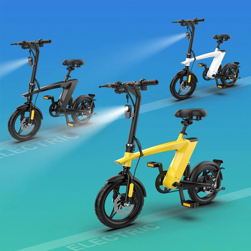 Vélo électrique enfant 48V 250W batterie amovible pliable