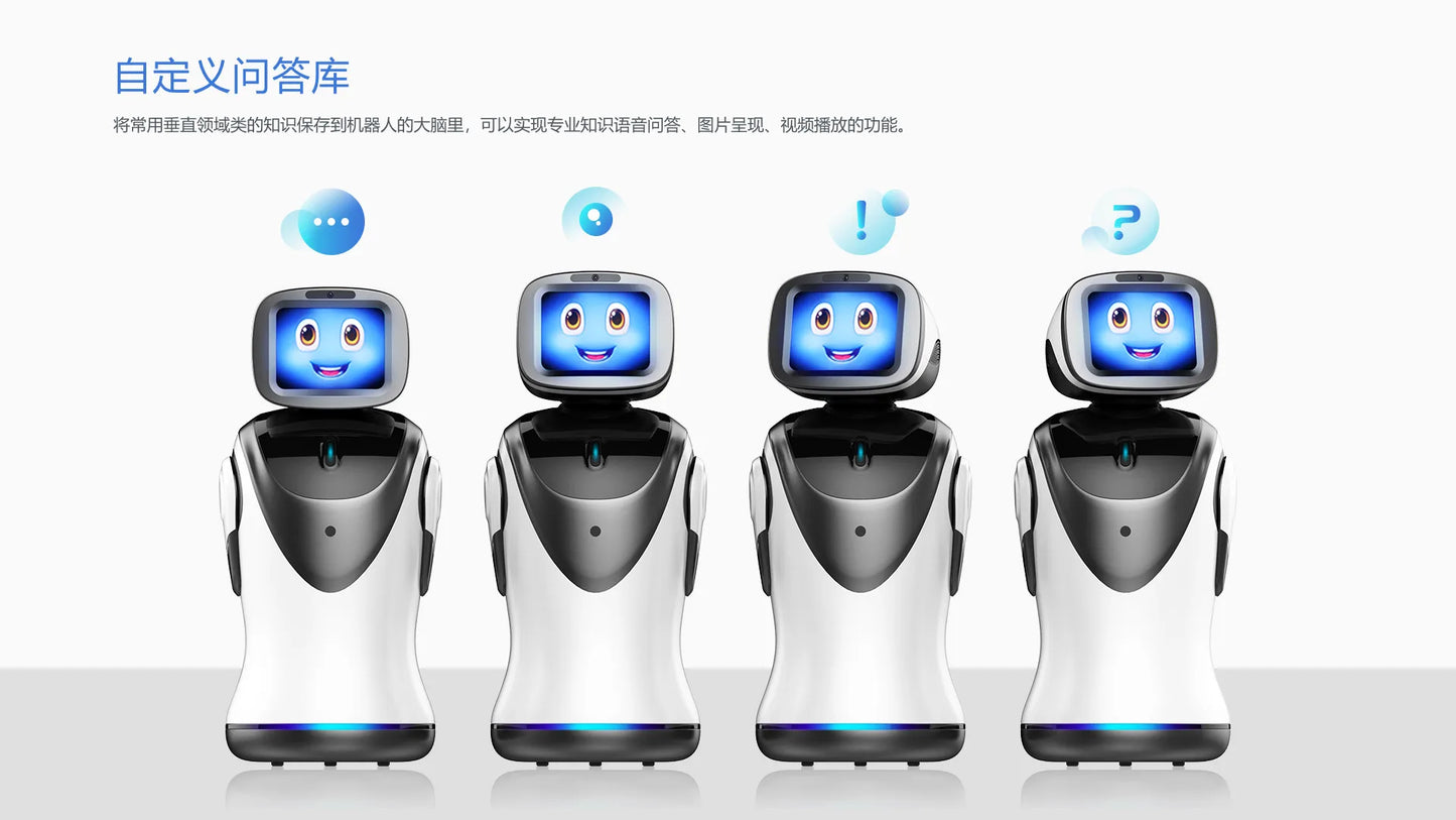 Robot d'Accueil IA Guidé – Service de Livraison Automatique