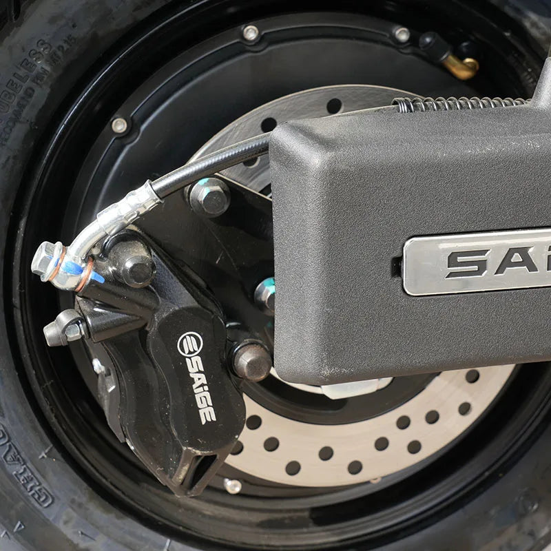 Scooter Électrique Haute Puissance 1200W 100km Portée Longue pour Adultes