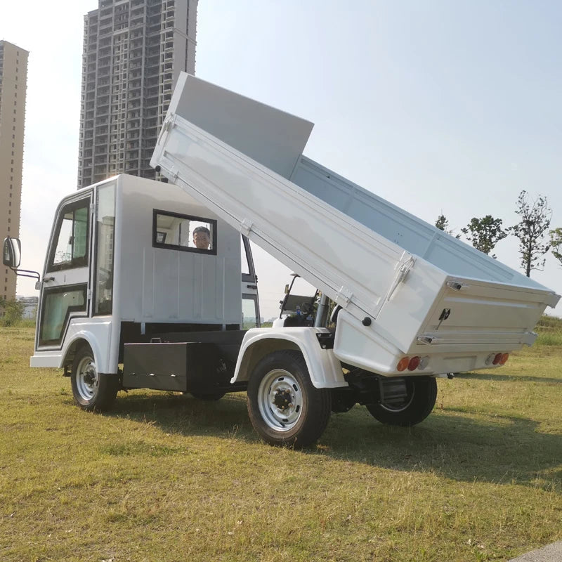 Camion électrique mini pick-up cargo avec bascule hydraulique 1000kg