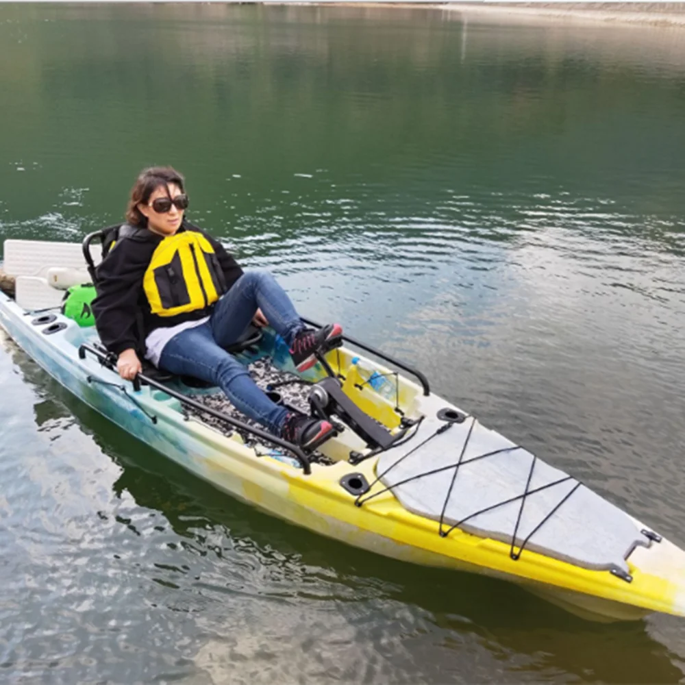 Bateau électrique puissant 390cm, charge 150kg, vitesse 9km/h