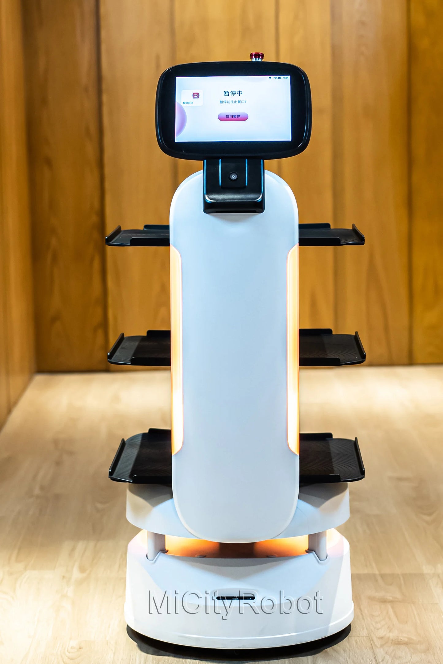 Robot Service Restaurant Burger Acier Inoxydable Haute Performance