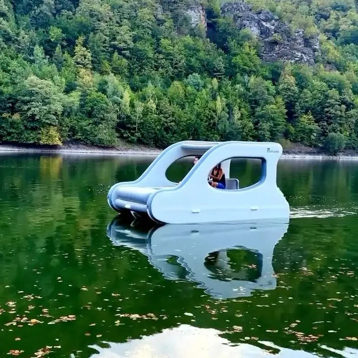 Yacht gonflable de luxe électrique solaire 2-8 personnes