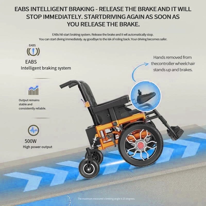 Scooter électrique pliable intelligent pour seniors, léger et robuste
