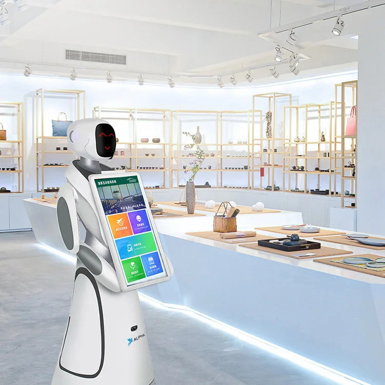 Robot Humain Interactif Amy Plus – Service Clientèle Restaurant