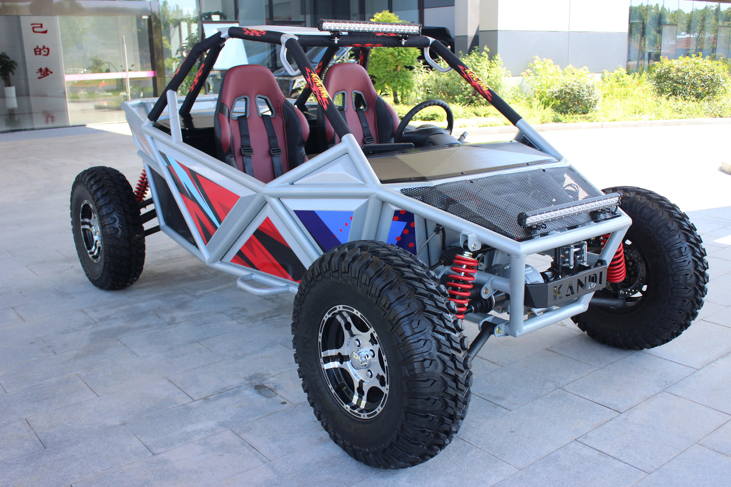 Buggy Électrique Tout-Terrain Super Puissant 21kW avec Suspensions Double A-Arm