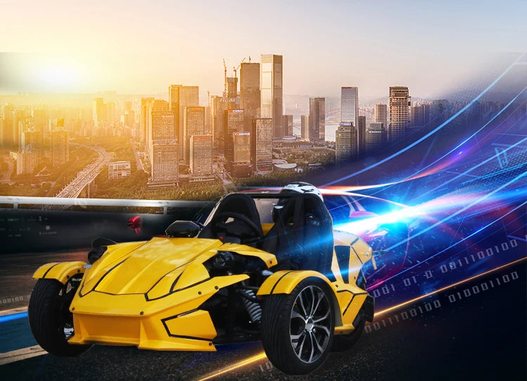 Smart Roadster Électrique Liqian 12000W 72V 150AH Vitesse 120 km/h