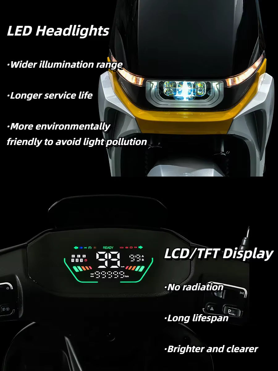 Scooter Électrique Vintage LHA-77 marque Lvhu