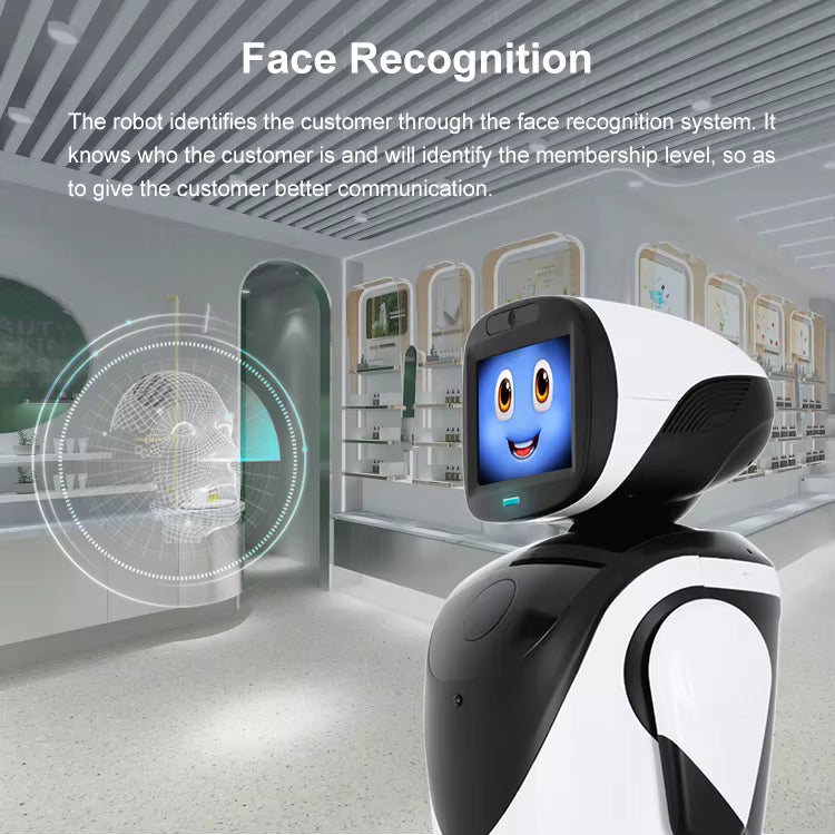 Robot d'Accueil IA Guidé – Service Micity MC 231 PadBot P3