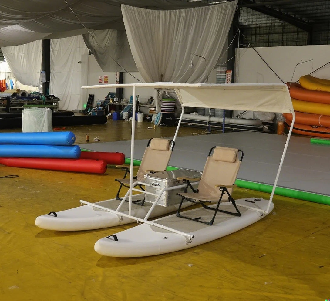 Catamaran gonflable hautes performances SUP 2 places PVC renforcé